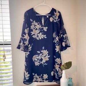 Floral Navy Dress